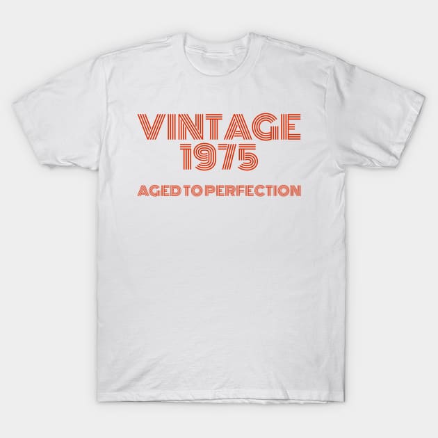 Vintage 1975 Aged to perfection. T-Shirt by MadebyTigger